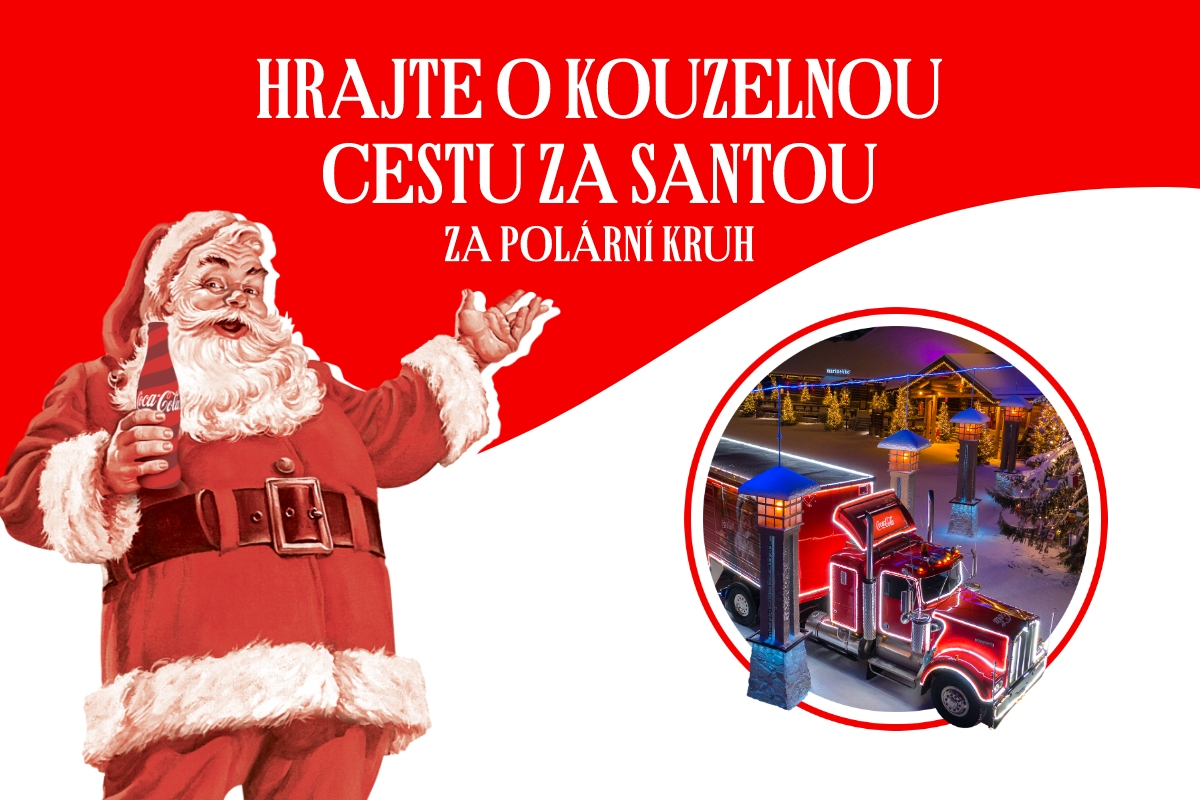 Hraj o zájezd do Santovy vesničky s produkty Coca-Cola